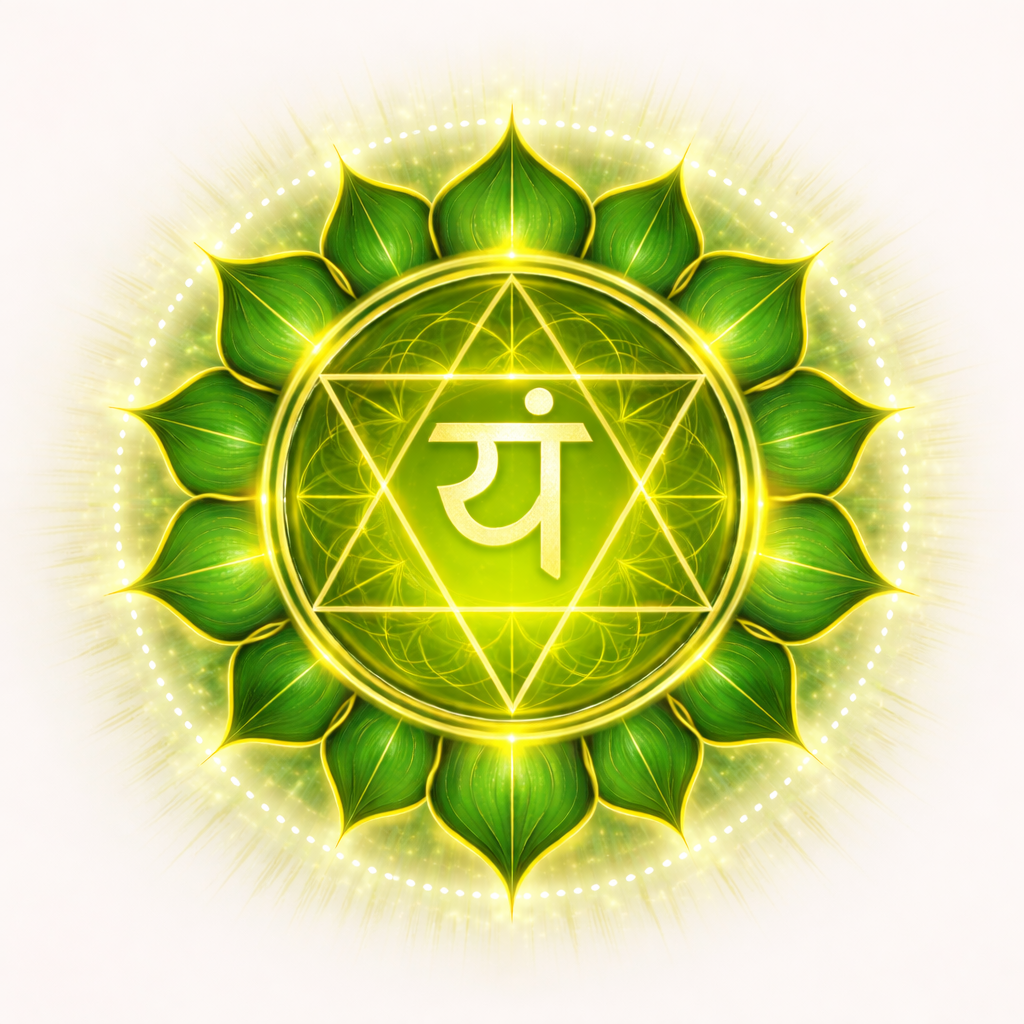 chakra 4 chakra cœur lumineux et doré