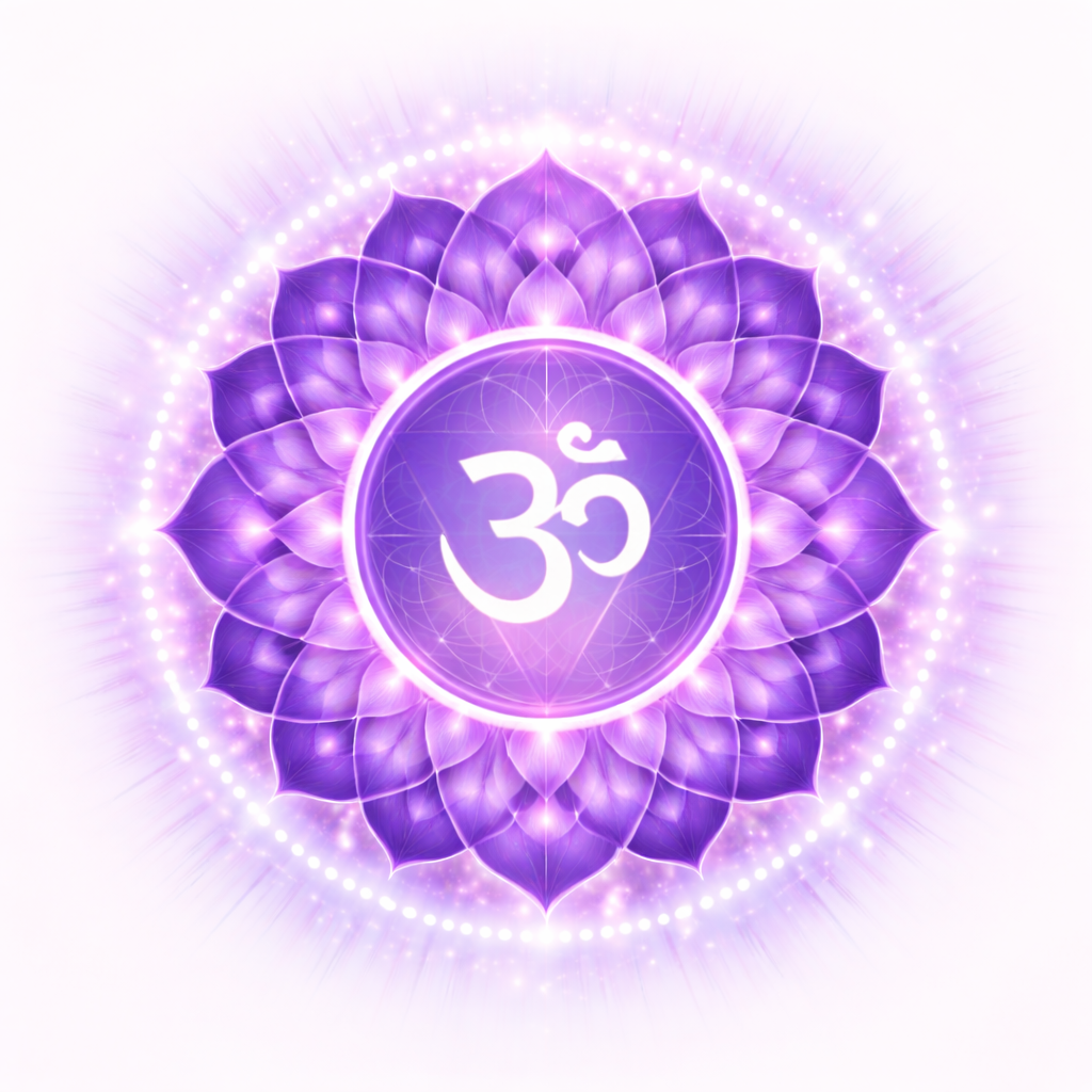 chakra 7 chakra couronne et fleur de vie